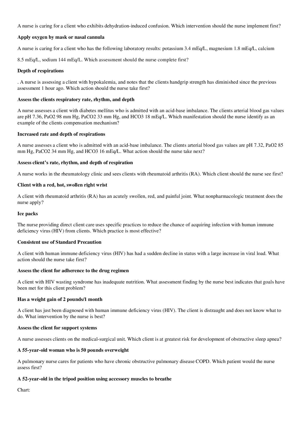 Preview image for PN2 NUR 2571 Professional Nursing Final Exam - Study Guide / Questions & Answers